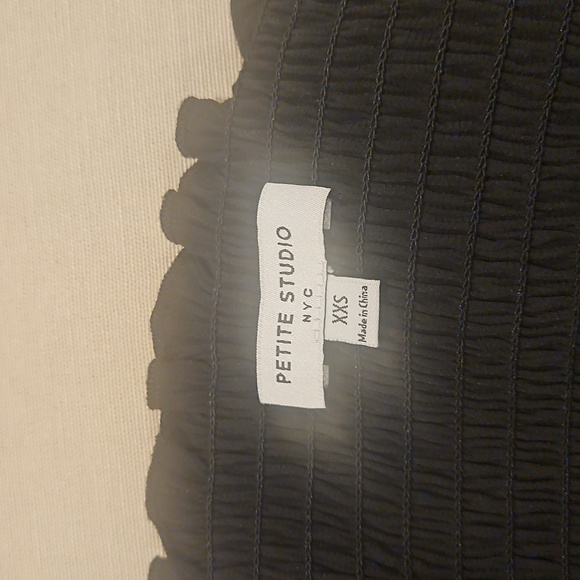 Petite Studio Black Size XXS Elegant Black Midi Slip Dress - Picture 3 of 12